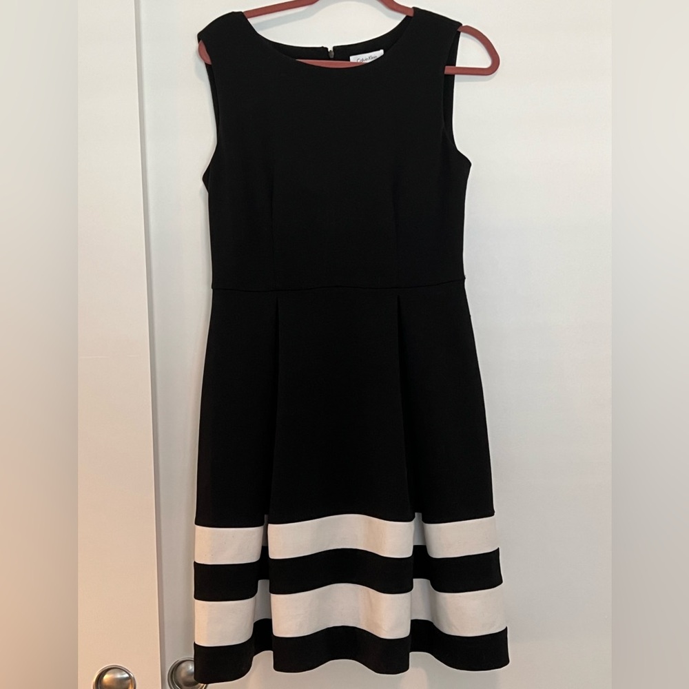 Calvin Klein Black and White Dress